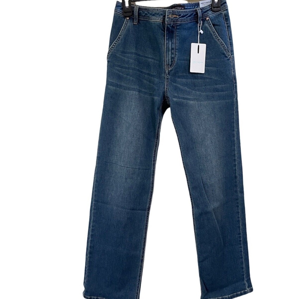 MetHera High Rise Straight Jeans Vogue Style Size 10